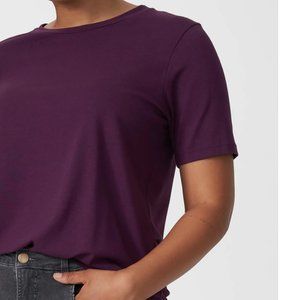 Universal Standard Tee Rex in Eggplant